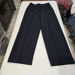 Classic Navy Women's Wide-Leg Trousers